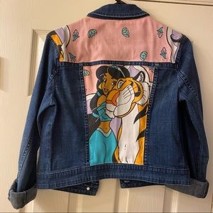Custom Disney Sheet Jasmine Denim Jean Jacket